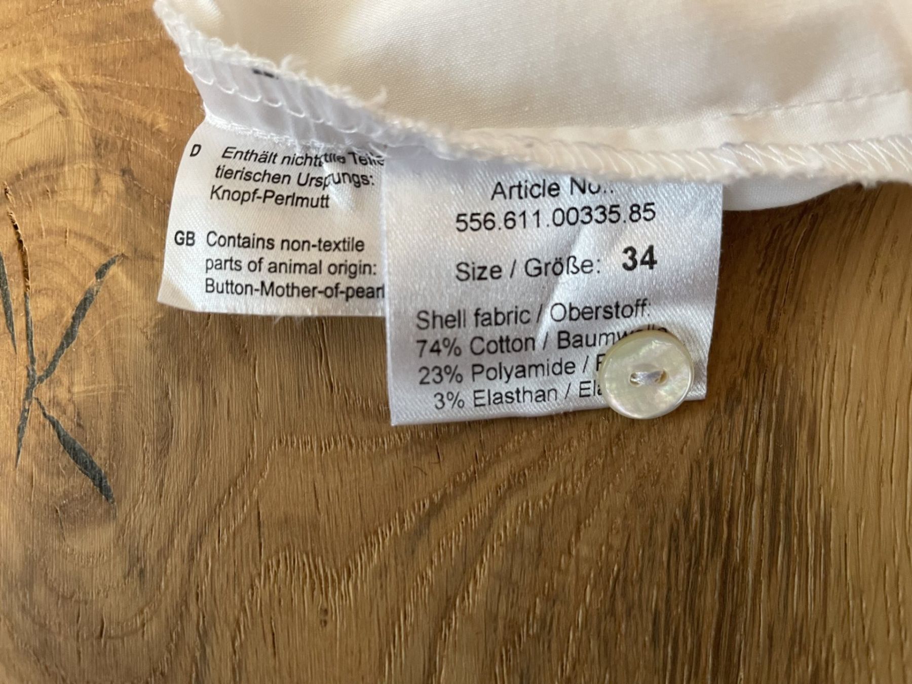 Navyboot Blusen: Damenbluse Navyboot - Weiss, Grösse 34 – Gebraucht aus Sins von -patrizia- 3