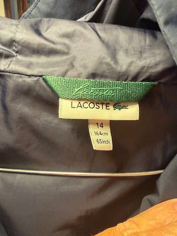 Giacche: Doudoune Lacoste bleue 164cm – Usato da Auvernier venduto da maude77 2