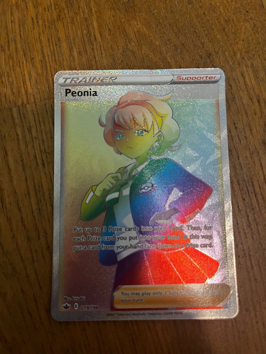 Pokémon Carte collezionabili: Pokémon Rainbow Trainer Peonia – Usato da Zürich venduto da fri00