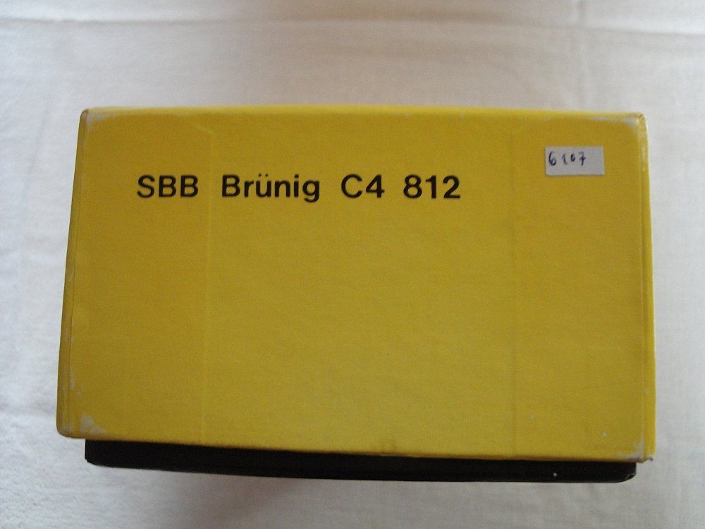 HRF Modellini di ferrovie: HRF SBB-Brünigbahn C4 812 – Nuovo e nell'imballaggio originale da Wolfwil venduto da heinzs3575 7