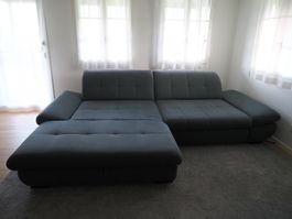Ecksofa in sage grün
