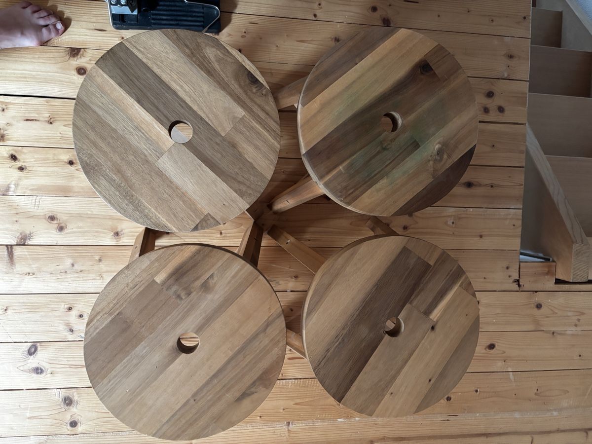 Ikea Hocker: 4 Holz Hocker – Gebraucht aus Aarburg von TC92 1
