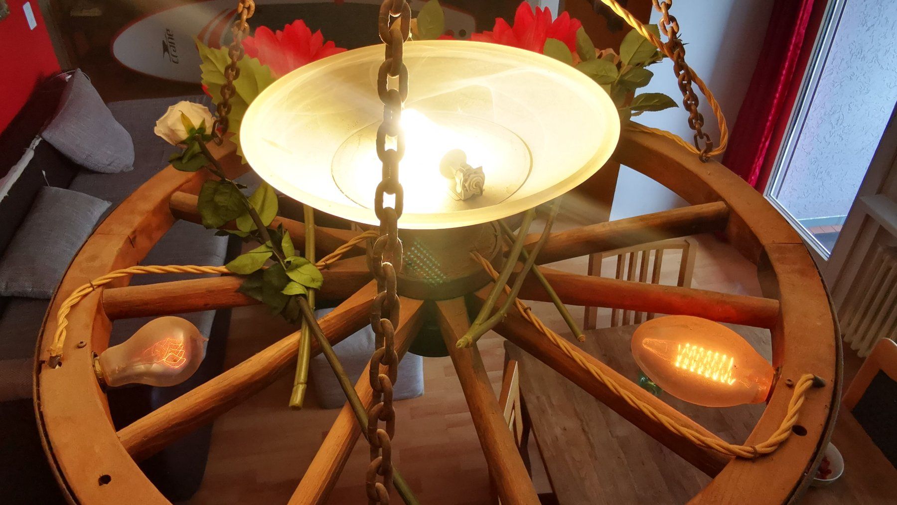 Lampes: Rustikale Lampe – D'occasion à Windisch par Lebkuchen69 1