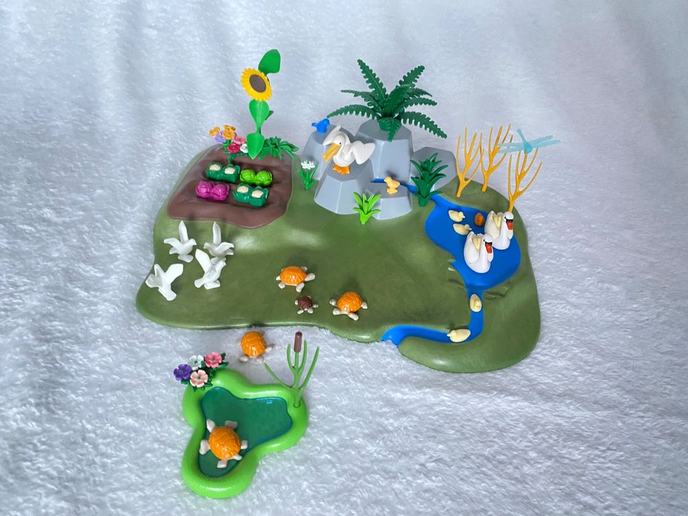 PLAYMOBIL Garten mit Schwänen und Schildkröten Kaufen auf Ricardo