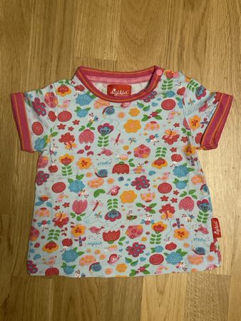 Sigikid T-Shirt Hellblau/Pink Grösse 80