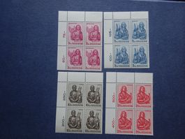 1961 Z-Nr.381 - 384 Evangelisten im 4er Block postfrisch**