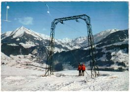 Leysin - Berneuse Skilift mit Pic Chaussy + Diablerets