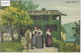 Bundesfeier 1913 - Das Rütli - Stempel: St. Gallen 1.Aug.13