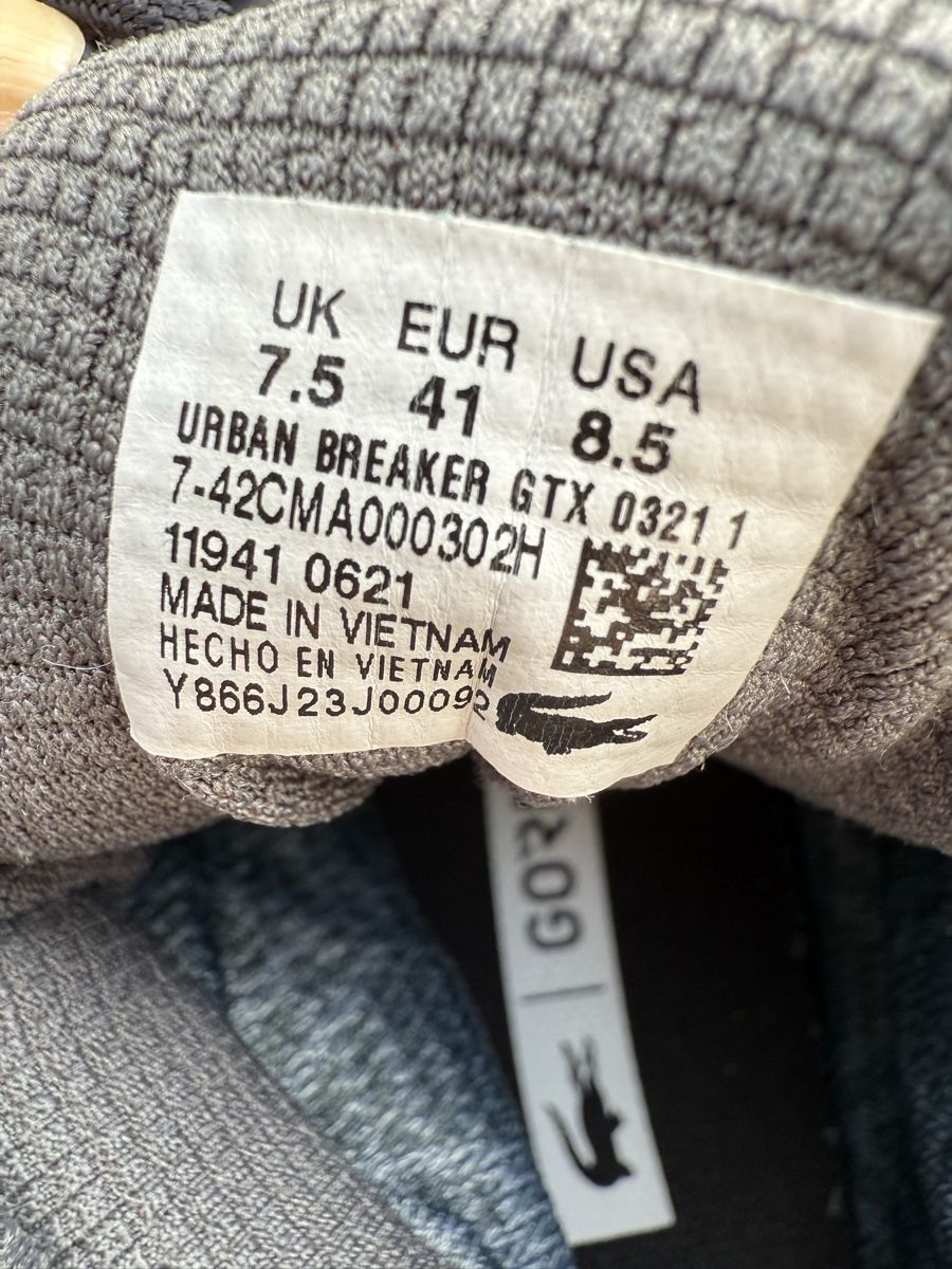 Scarpe da uomo: LACOSTE Urban Breaker Goretex Gr: 41 – Usato da Männedorf venduto da cig_26zj 5