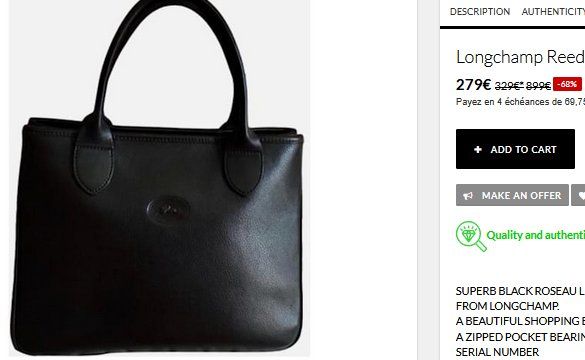 Longchamp Borse da donna: Longchamp Tasche / sac – Usato da Collonges venduto da arashee 9