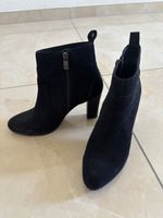 Bottines Tommy Hilfiger bleues marine daim talon