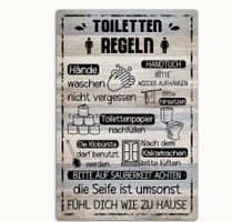 Witziges WC-Schild - Humorvolle Badezimmer Dekoration!