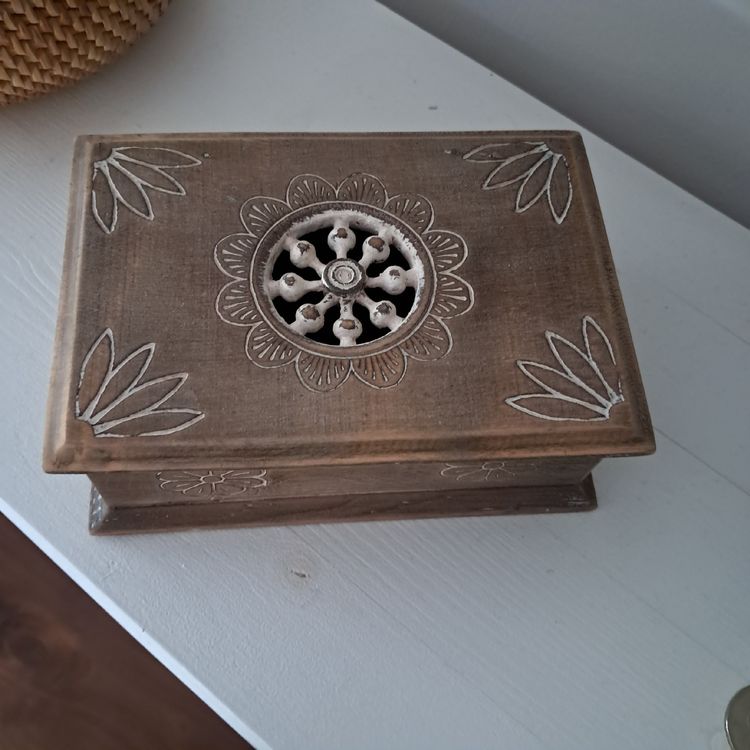 Boîte Ronde à Pot-pourri Vintage Chat – Métal Et Verre Argenté – Années 80