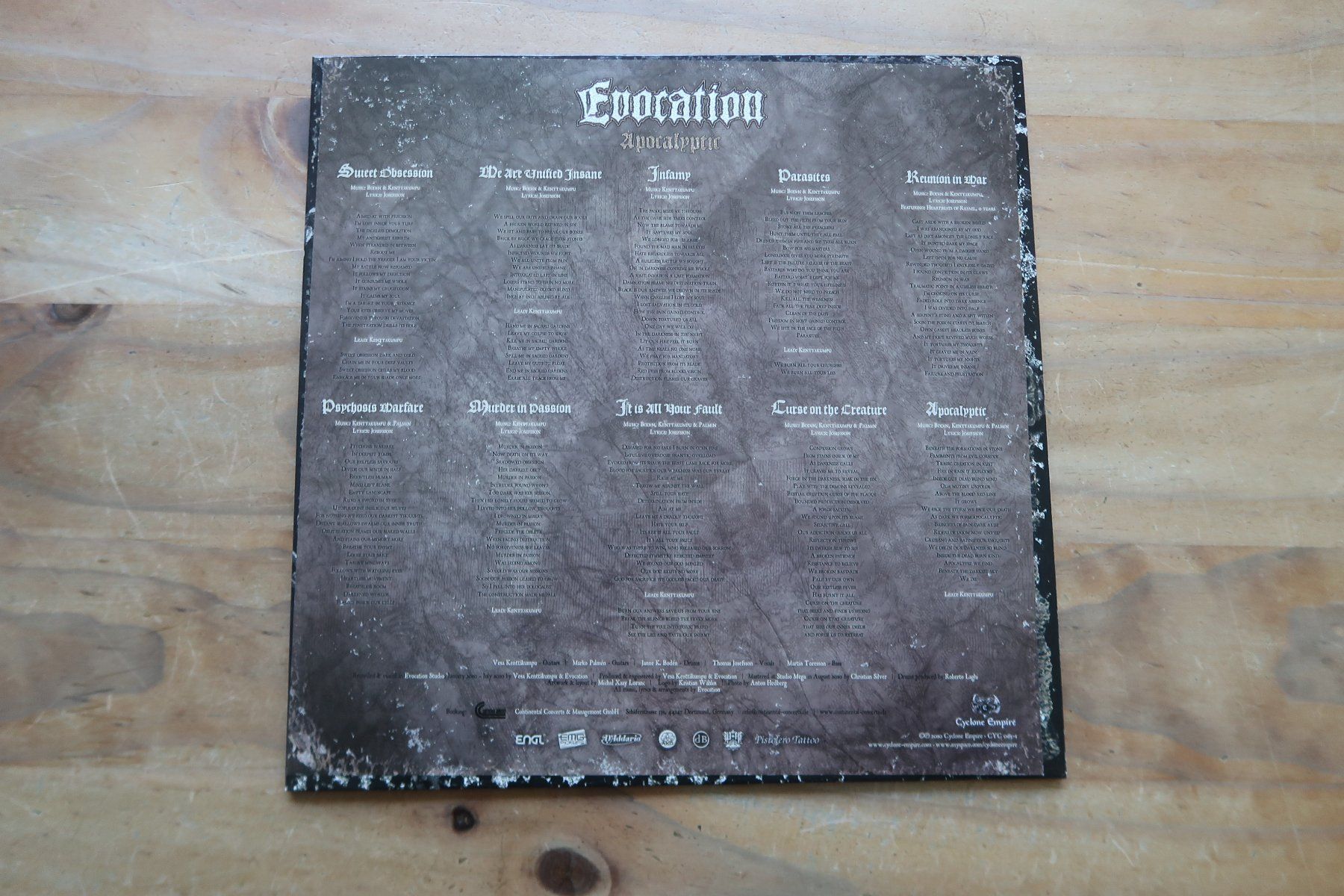 Schallplatten: EVOCATION - APOCALYPTIC - FARBIGES  VINYL LP – Gebraucht aus Basel von Patiscat 4