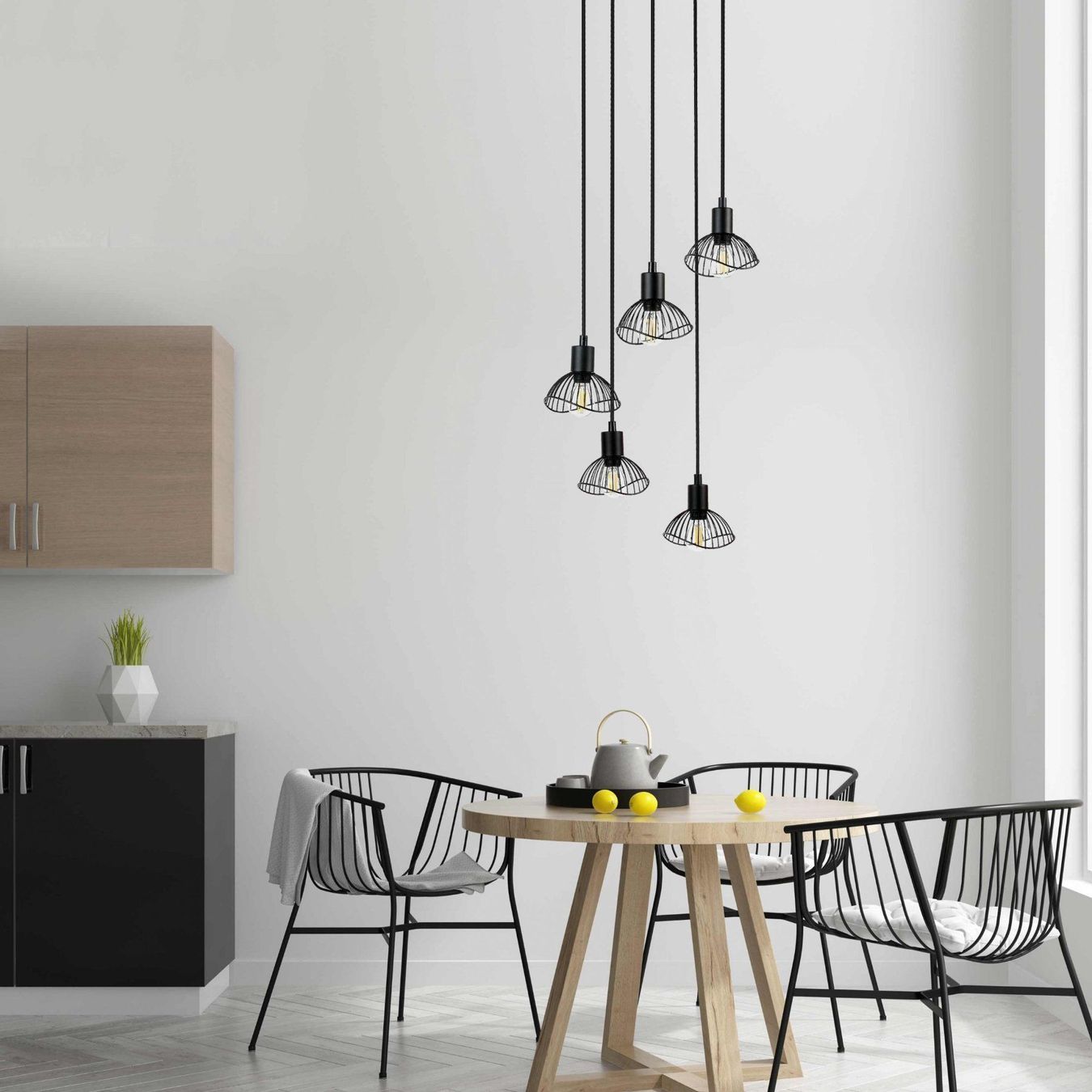 Lampadari & plafoniere: HÄNGELAMPE VALENCIA WEISS 5X40W E14 – Nuovo e nell'imballaggio originale da Lachen SZ venduto da ANDDUS-MASSLIGHT 1