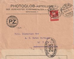 Brief Zürich mit Zensur