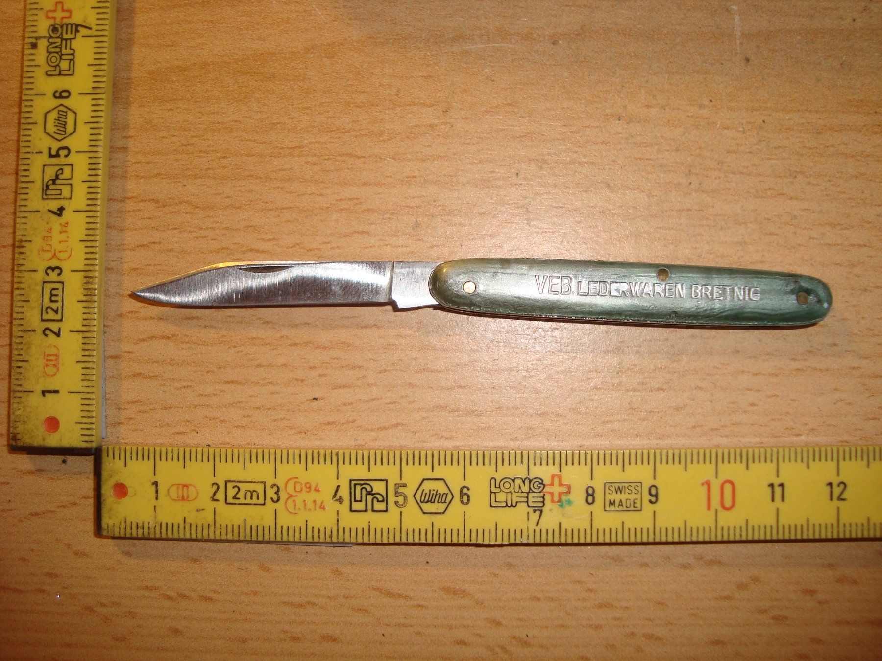 Coltelli tascabile: Antikes Nähset mit Taschenmesser – Usato da Vordemwald venduto da tinumesser 2