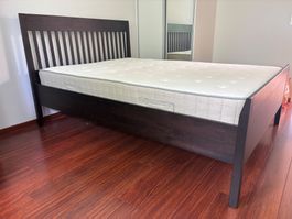 Ikea Idanäs Bettgestell und Mattrass