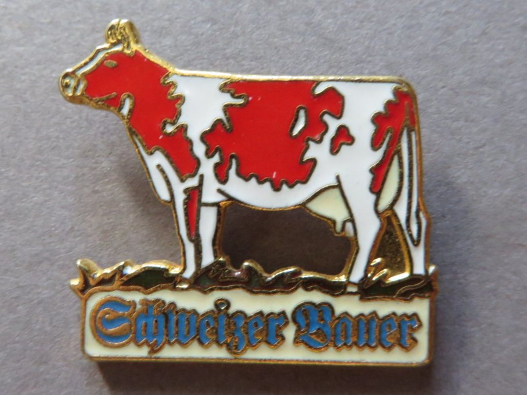 Placchette & Badge: PIN, KUH, SCHWEIZER BAUER, JOURNAL – Usato da Neuhausen venduto da luckimucki