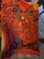 Desigual Shirt, Gr. XL, Rot-Ton Herbst Look, Top Zustand!