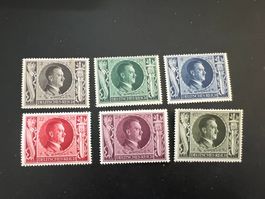 D.Reich 1943 MiNr. 844-849 *  (5266)