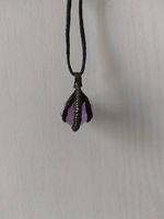 Geierkrallen-Kette mit Amethyst