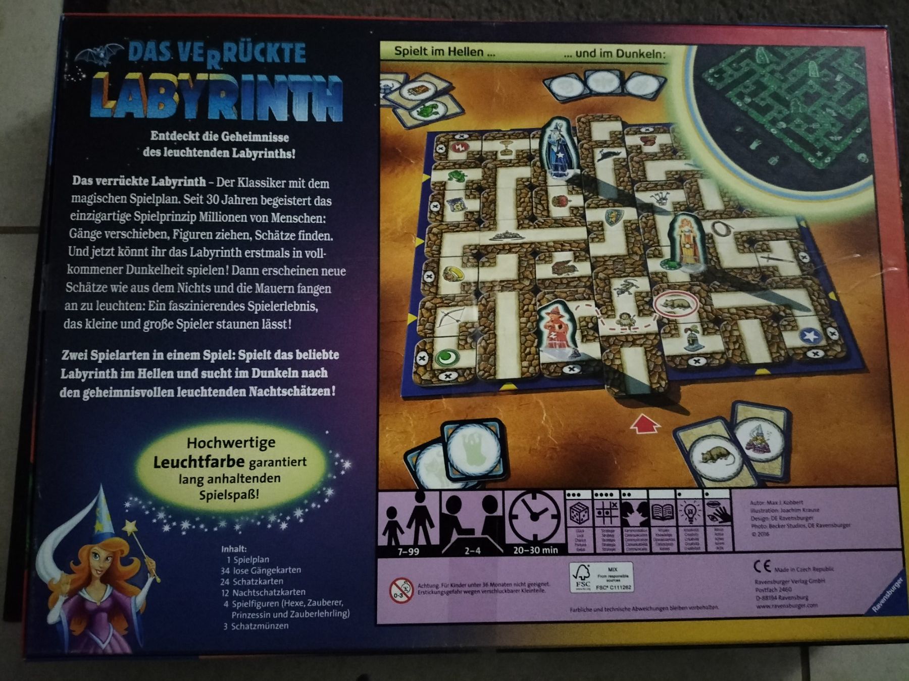 Ravensburger Spiele: Leuchtlabyrinth Spiel Ravensburger – Neu (gemäss Beschreibung) aus Amriswil von cbe_cr6q 1