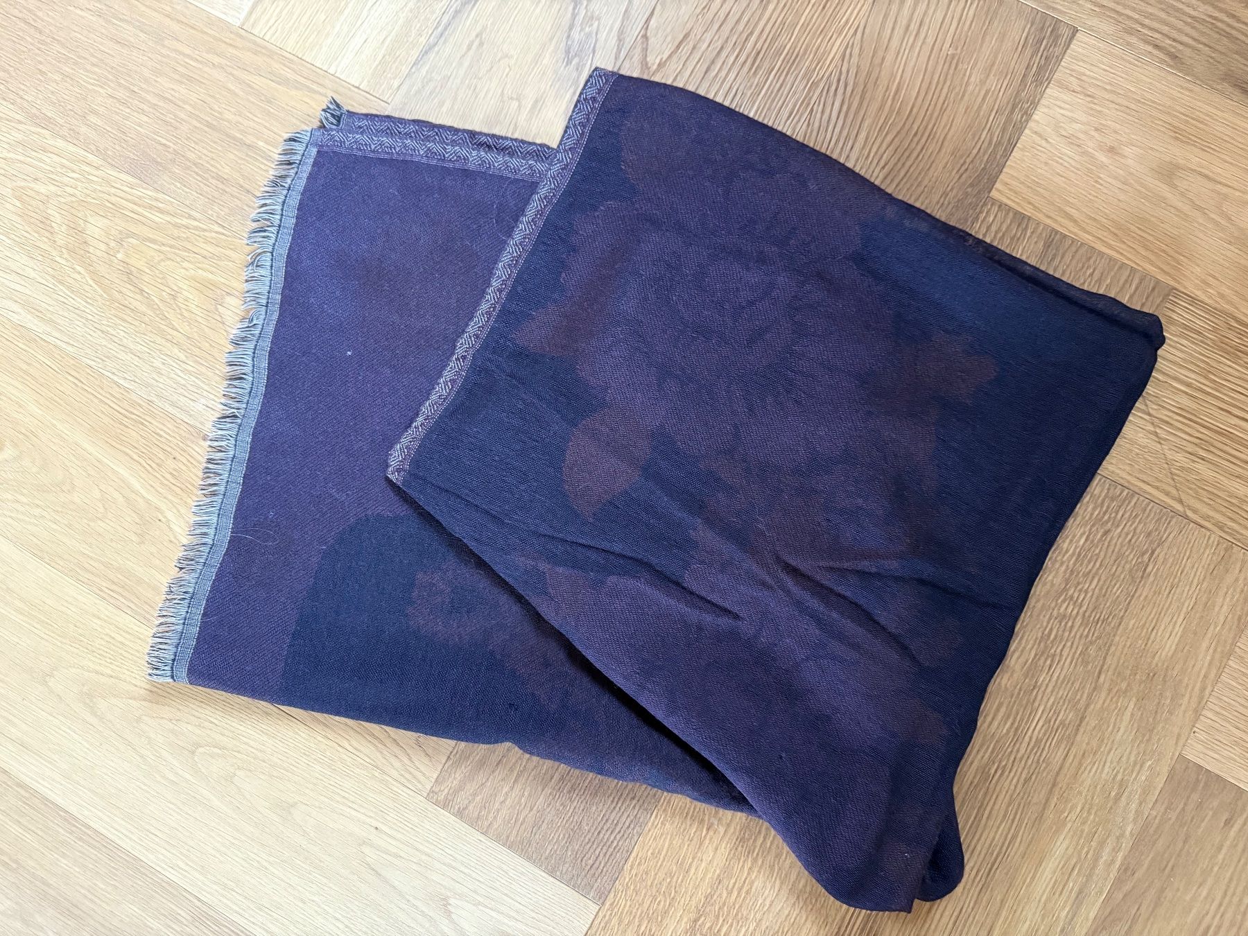 Max Mara Foulard & Sciarpe: Warmer Max Mara Schal mit Blumenmuster - burgund – Usato da Horgen venduto da tsp_qr5b
