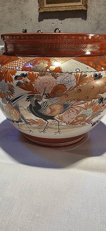 Pentole: Cache pot décor asiatique  – Usato da Saubraz venduto da Caly0 1