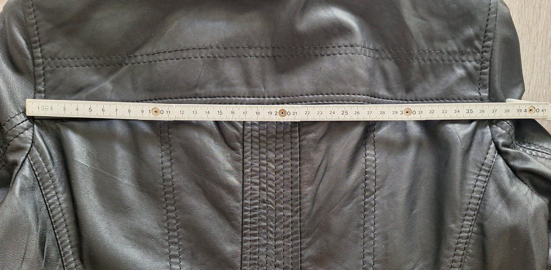Esprit Giacche: Lederjacke Vintage Style Schwarz – Usato da Matten b. Interl venduto da iae_cwc7 7