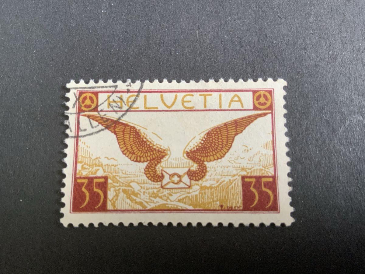 Alle Briefmarken: Flugpostmarken – Gebraucht aus Binningen von chr_cr5n