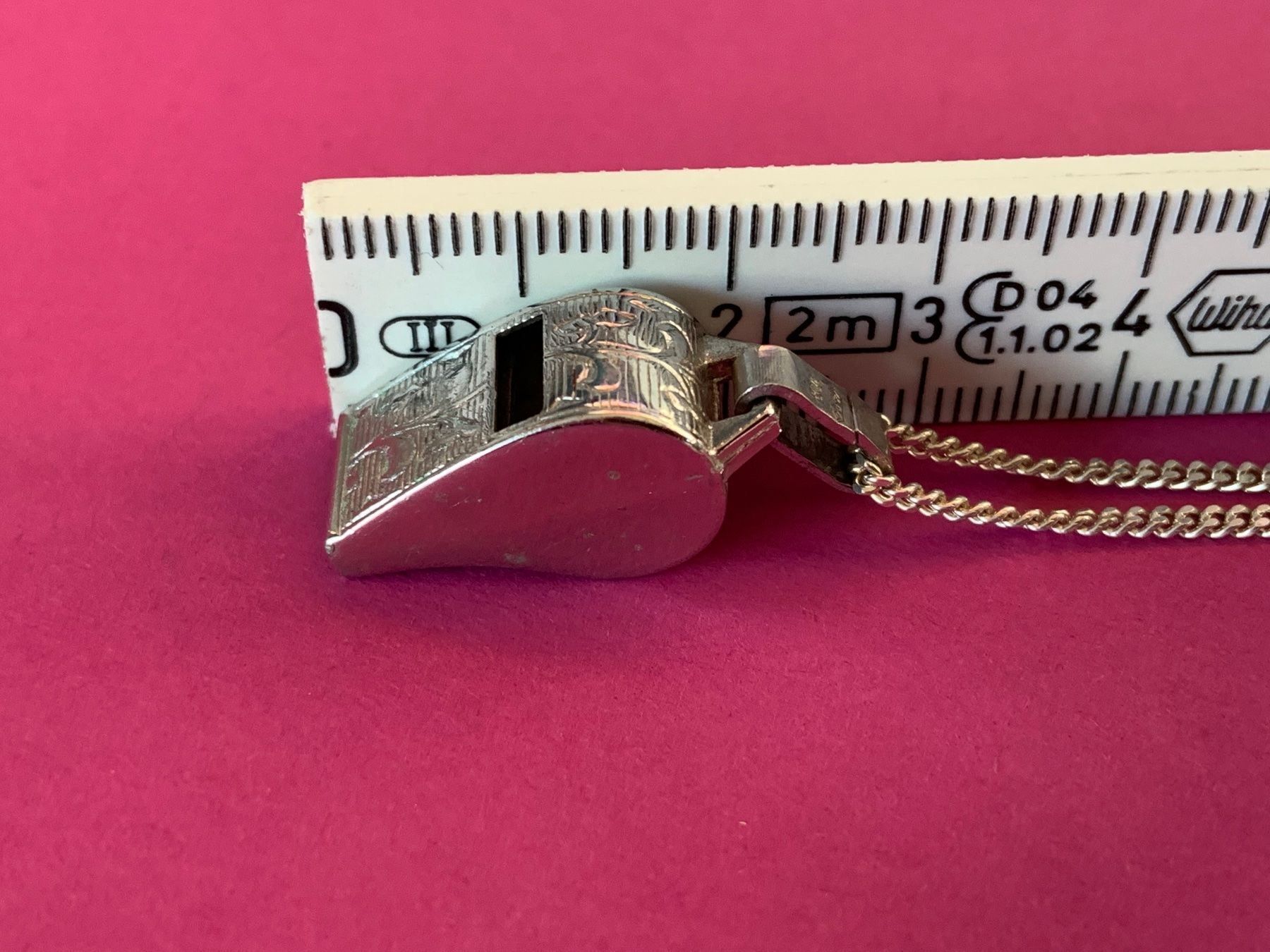 Catenine: Silberkette Trillerpfeife (60cm) – Usato da Laufen venduto da Trendmarket