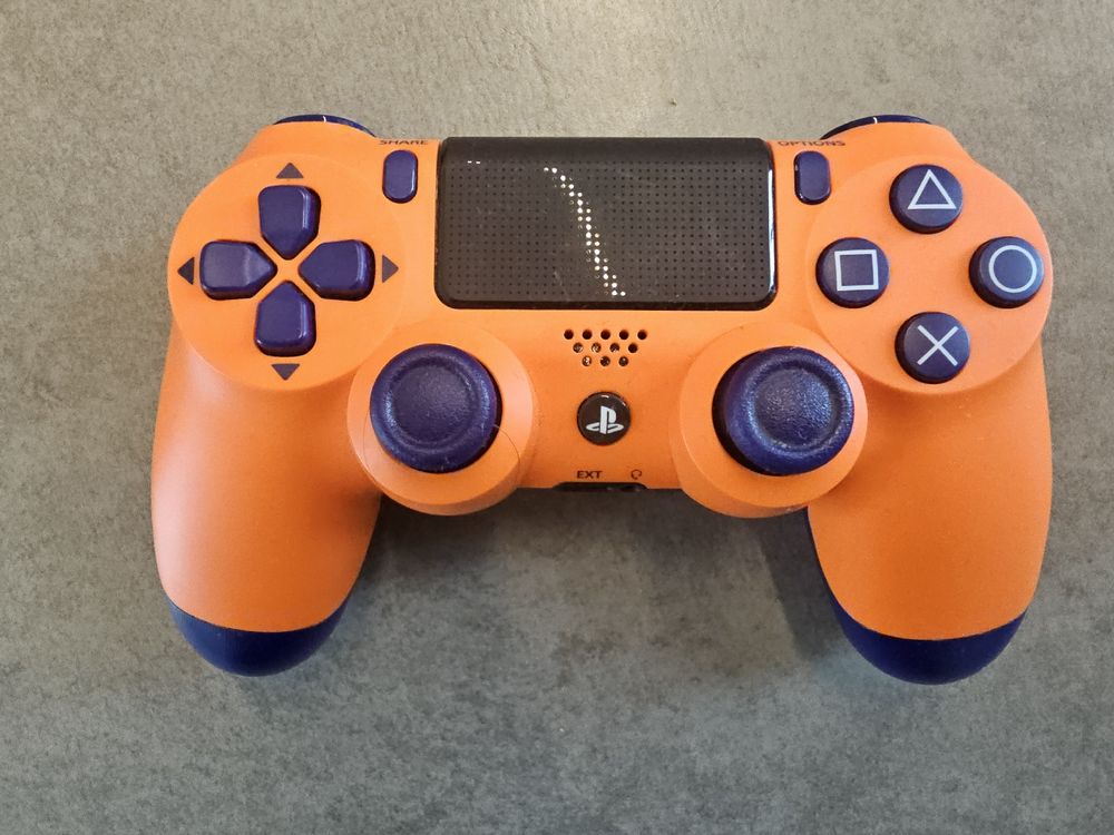 PS4 - Original Wireless DualShock 4 Controller Sunset Orange | Kaufen ...