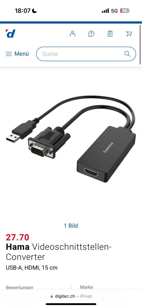Hama Konverter: Hama Videoschnittstellen-Converter – Neu (gemäss Beschreibung) aus Aarberg von gocardz.shop 4