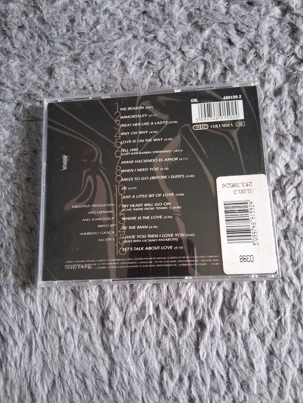 CD: CELINE DION     LET'S TALK ABOUT LOVE     CD – Usato da Wetzikon ZH venduto da Ramones01 1