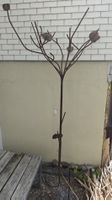 Gartendeko: Metallbaum mit Steinen, einzigartig!