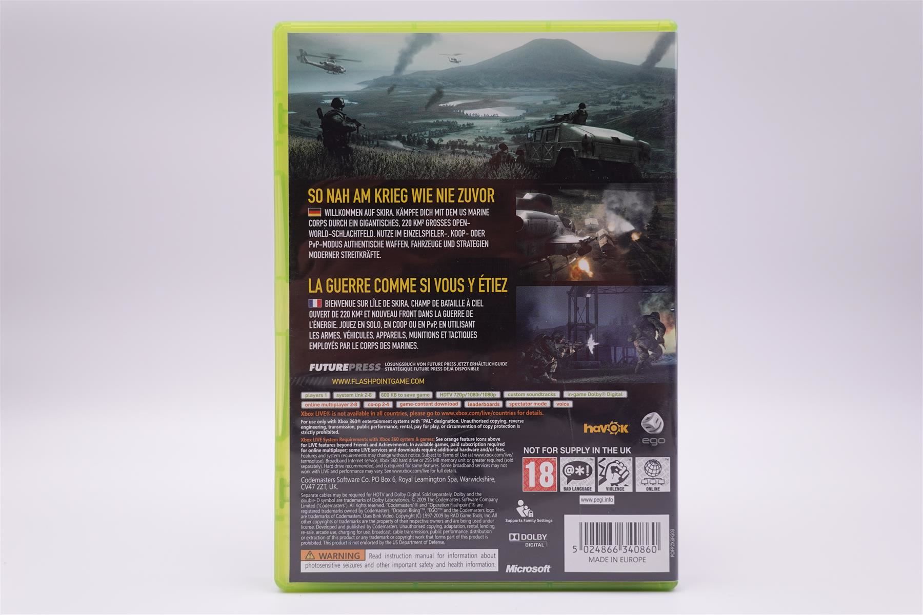 Microsoft Jeux: Operation Flashpoint (XBOX360) – D'occasion à Herisau par ZelliZone 1