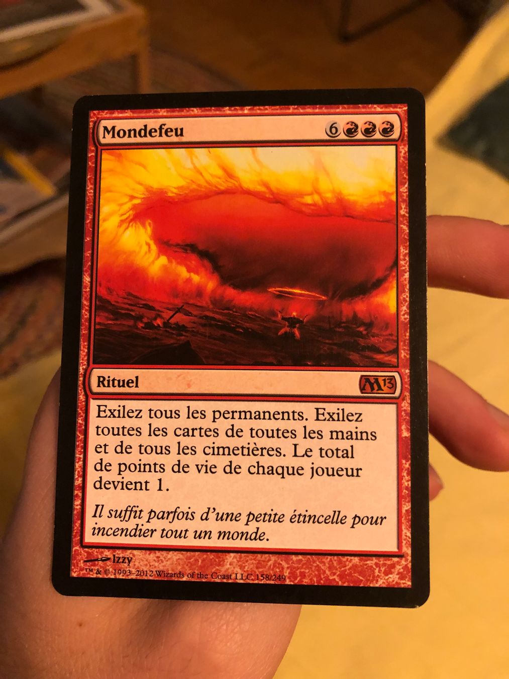 Magic The Gathering Carte collezionabili: MTG Mondefeu FR M13 Ex – Nuovo (secondo la descrizione) da Corsier GE venduto da SWmoderncards