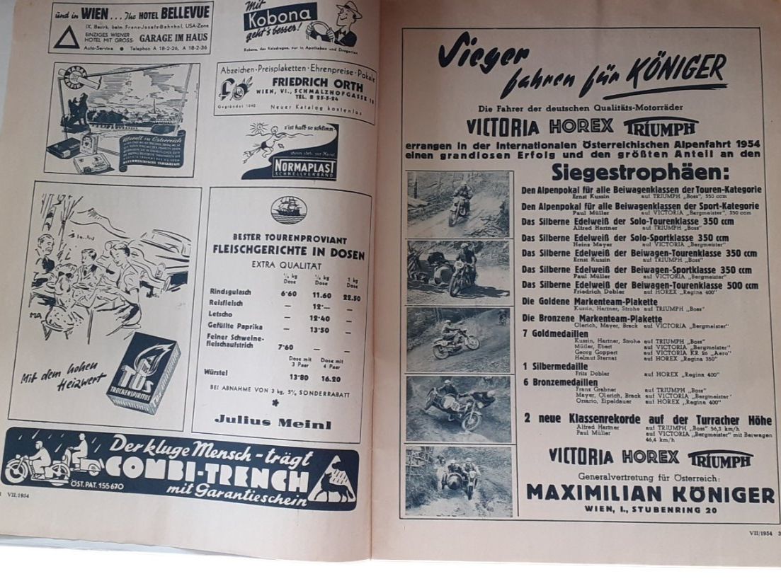 Zeitschriften & Magazine: Auto Toruing 1954 – Gebraucht aus Mörschwil von aik_x8mc 4