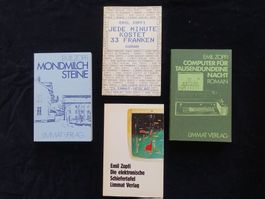 4x Emil Zopfi in gut erhaltenen EA