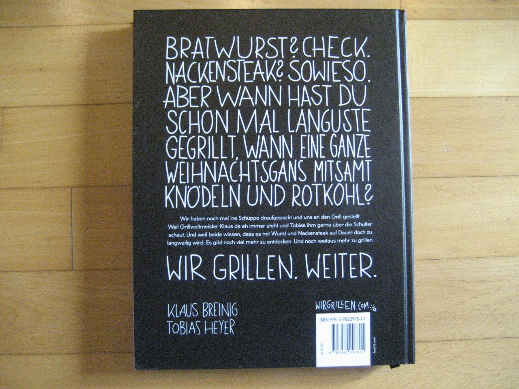 Bücher: Koch- und Grillierbuch "Wir Grillen Weiter" – Neu (gemäss Beschreibung) aus Unterengstringen von Olifant4 3