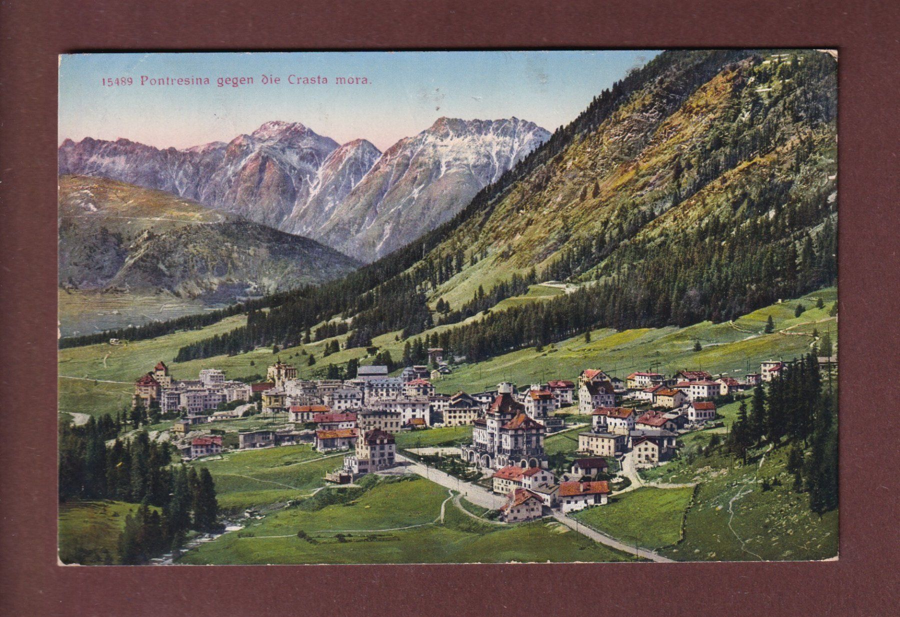 Cartes postales: PONTRESINA - Crasta Mora - 1916 Feldpost – D'occasion à Pully par nicecards-shop