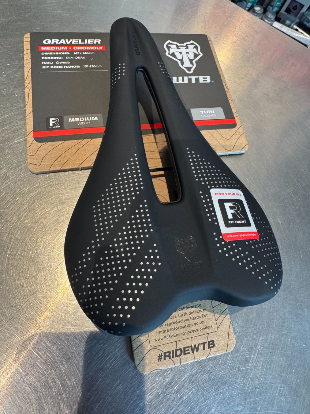 WTB Pièces détachées: Wtb Gravelier Cromoly Medium Saddle – Neuf avec emballage d'origine à Zürich par Velofabrik01