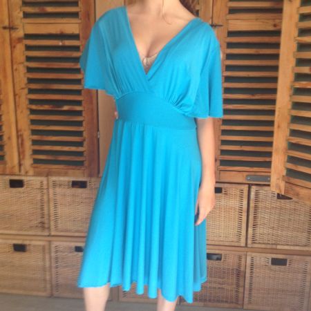 Schönes feminines Kleid Dress Wickellook "Made in Italy"