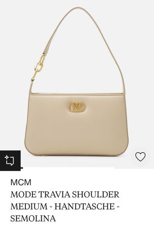 MCM Tasche neu mit Etikett Semolina beige Leder Handtasche