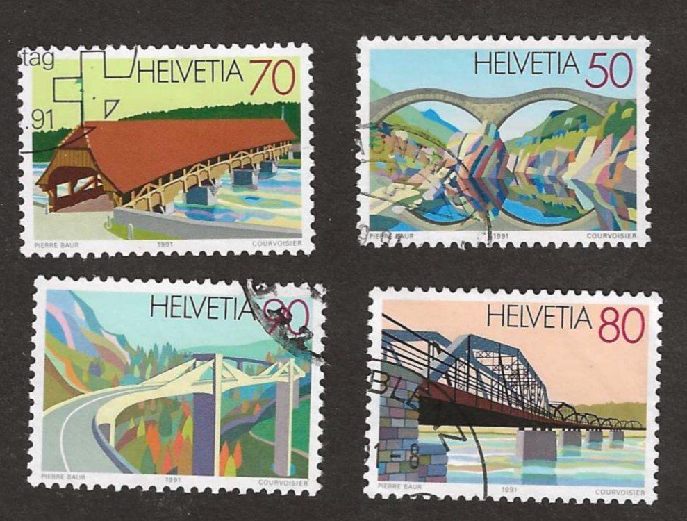 Tutti i francobolli: 1991 Z 814-817 gebraucht – Usato da Susten venduto da lmf_98wh