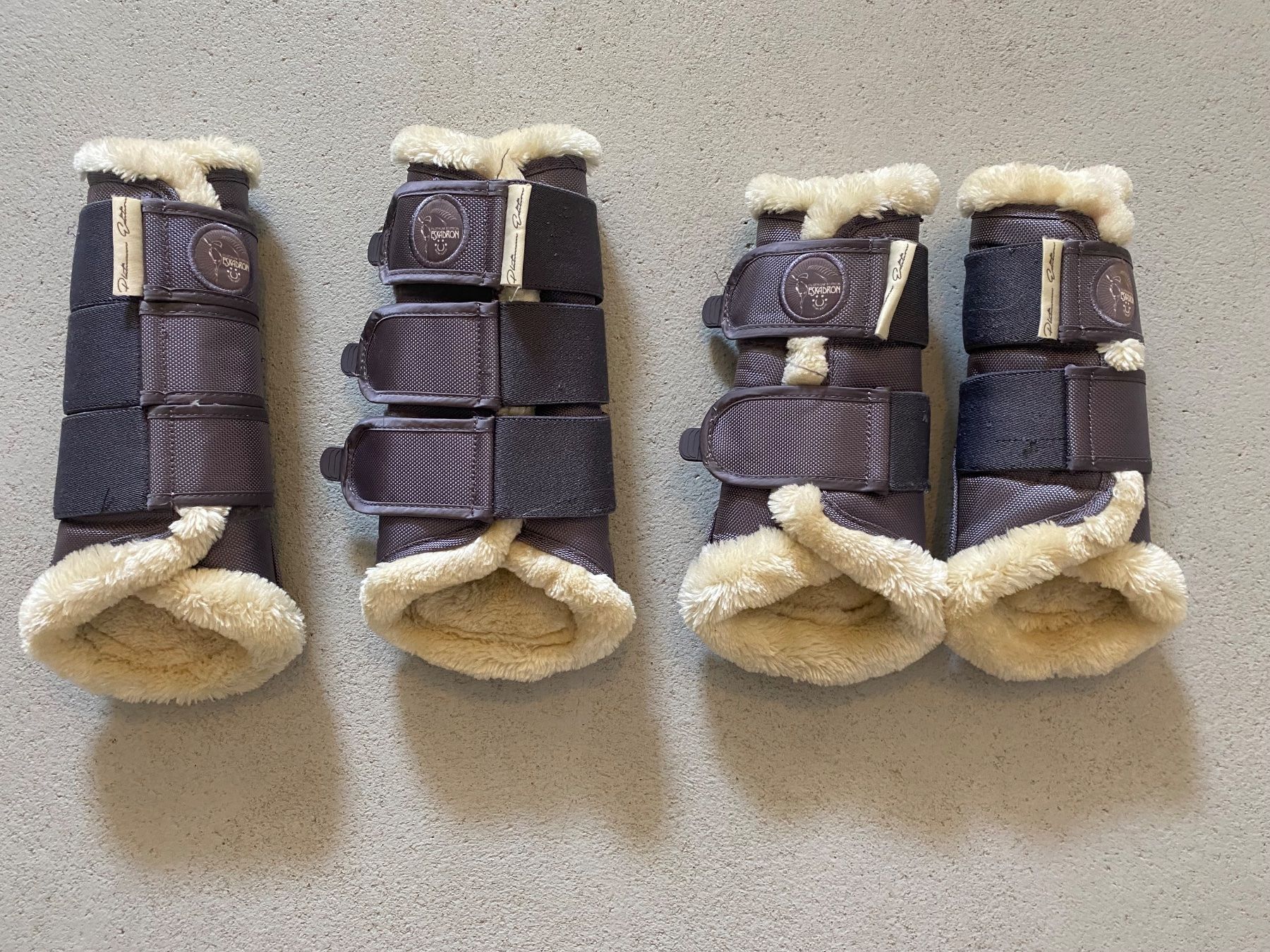 Eskadron Briglie & Cavezze: Eskadron Platinum Edition Gamaschen & Halfter Set – Usato da Wohlen AG venduto da Robballantine 1