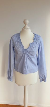 Bluse NAKD Gr. 34 hellblau