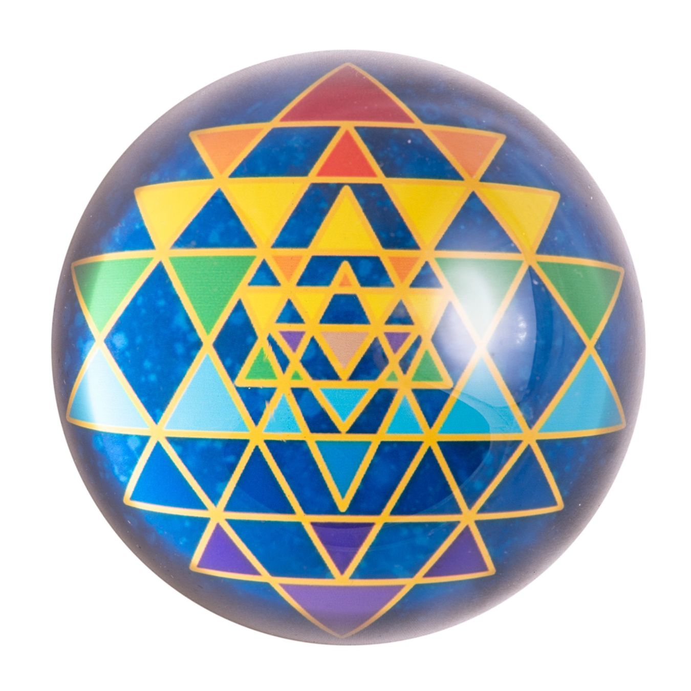 Alle Dekorationen: Kristallobjekt - Sri Yantra – Neu und originalverpackt aus Mauren von Yeelen 1