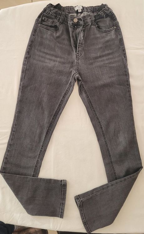 Pantalon Jean Noir Slim Zara Taille 34 (XS/S), Coupe Fuselée, Neuf Sans étiquettes